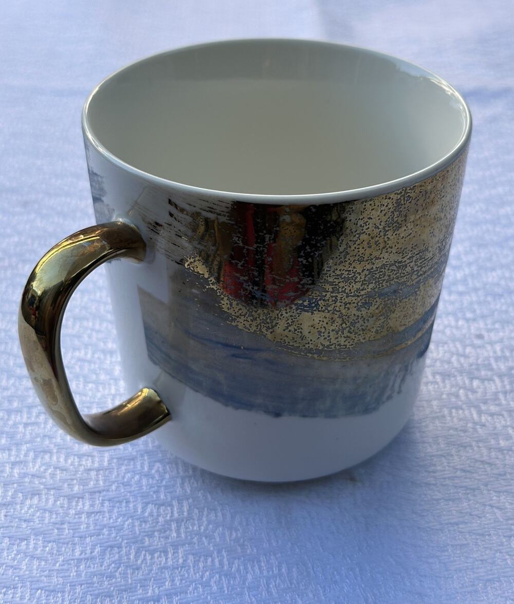 Coffee Tea Mug Cup 16 Oz Fine Porcelain By Grace Teaware Preowned